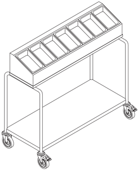 Chariot mobile condiments